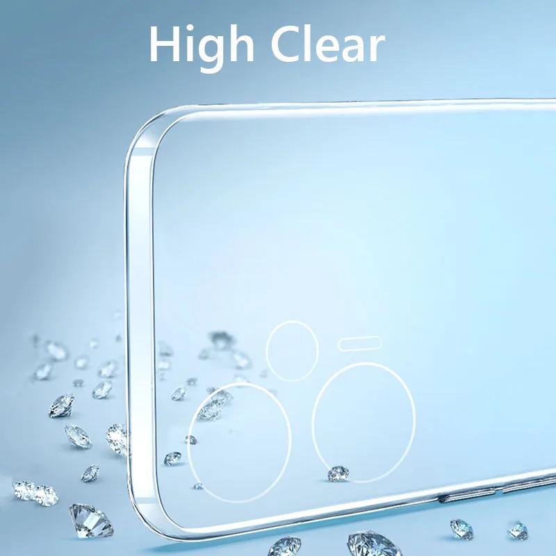 For Xiaomi Poco F5 High Quality Slim Soft Clear Transparent Case For Xiaomi Poco F5 Pro PocoF5 Pro Back Cover