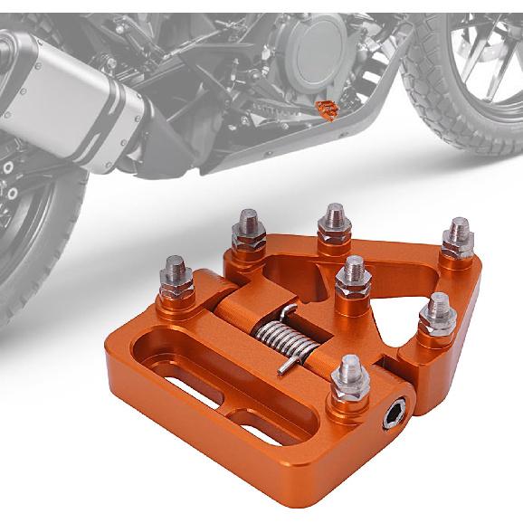 Ponta de Pedal de Freio Dobrável para Motocicleta CNC para 690 Enduro R/SMC R 790 890 950 990 1050 1090 1190 1290 Adventure R/S/T Laranja