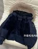 Fleece and thickened cotton-padded clothes for women's winter new models for small people to keep warm and close their waists. Short bread clothes, co