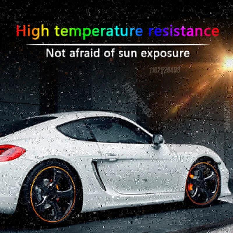 4M/8M Car Wheel Rim Blades Protector Line Tire Guard Decorative Strip Rubber Moulding Trim More Color Car Sticker Styling