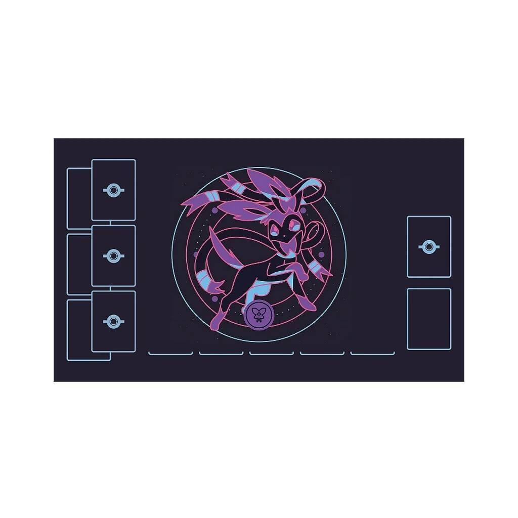 Models mm Diy Pokemon Play Mat Umbreon Sylveon Espeon Battle Card Mat Self Made Nonslip Rubber PTCG Battle Mat