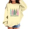 Children's Fashionable Casual Long-sleeved Loose Christmas Print Pullover Sweatshirt