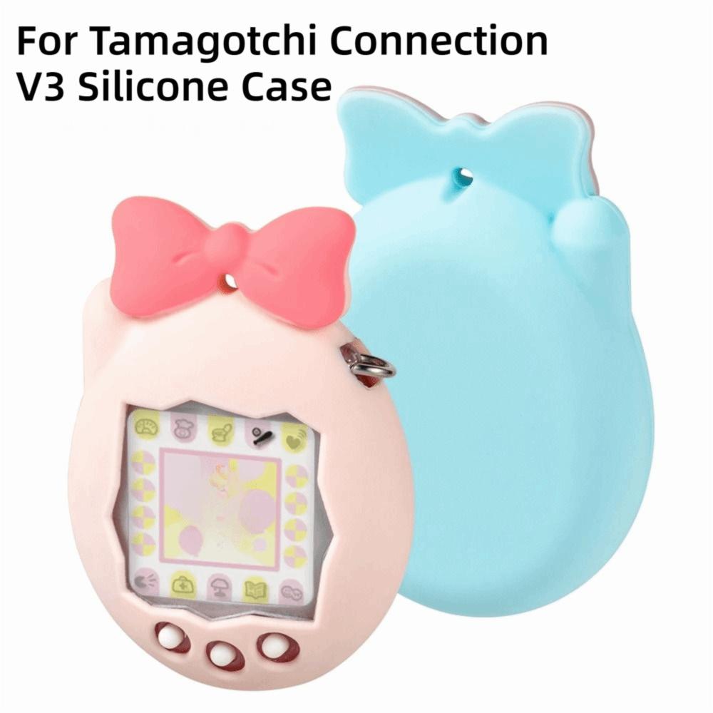 Dustproof Protective Cover Bow Soft Shell for Tamagotchi Connection V3 Game Accessories
