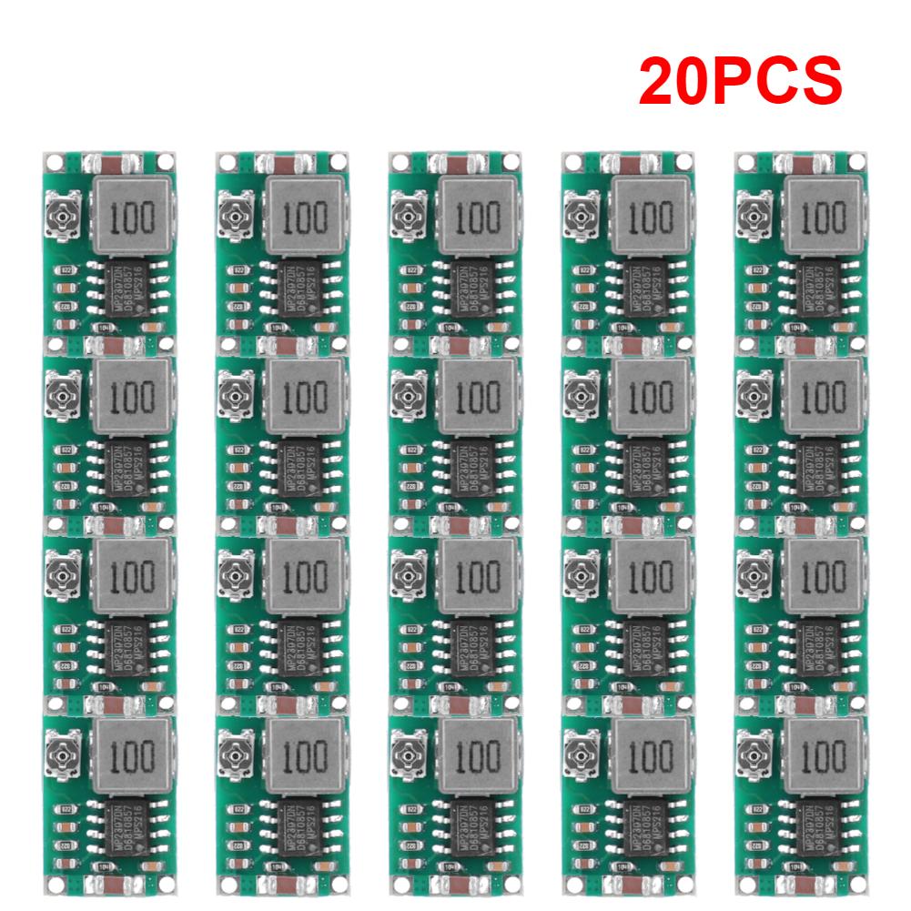 1-50PCS Mini360 RC Airplane Module Mini 360 DC Buck Converter 2A Step Down Module 4.75V-23V to 1V-17V 17x11x4mm LM2596