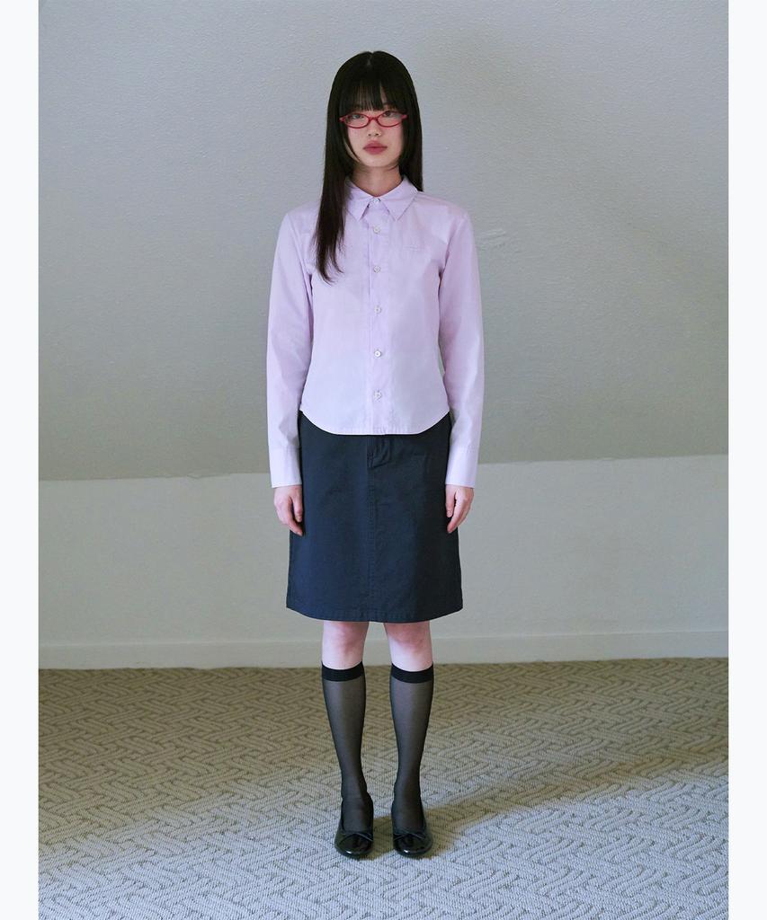 Epeueidi Crop Shirt (Violet)
