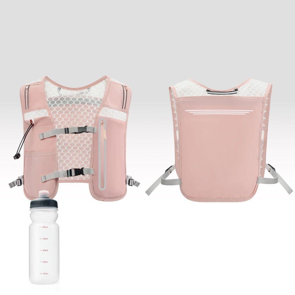 Reflective Reflective Running Vest Pack 4L Water Chest Pack  Outdoor Activities