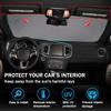 Front Windshield Sun Shade Fit For Dodge Charger Challenger Durango Journey Universal Fit To All Dodge Cars Foldable Sun Visor Protector  Fit Dodge