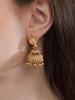 Frill Necklace Set for Women | Pearl and Gold Plated Temple Jewellery Set | Traditional