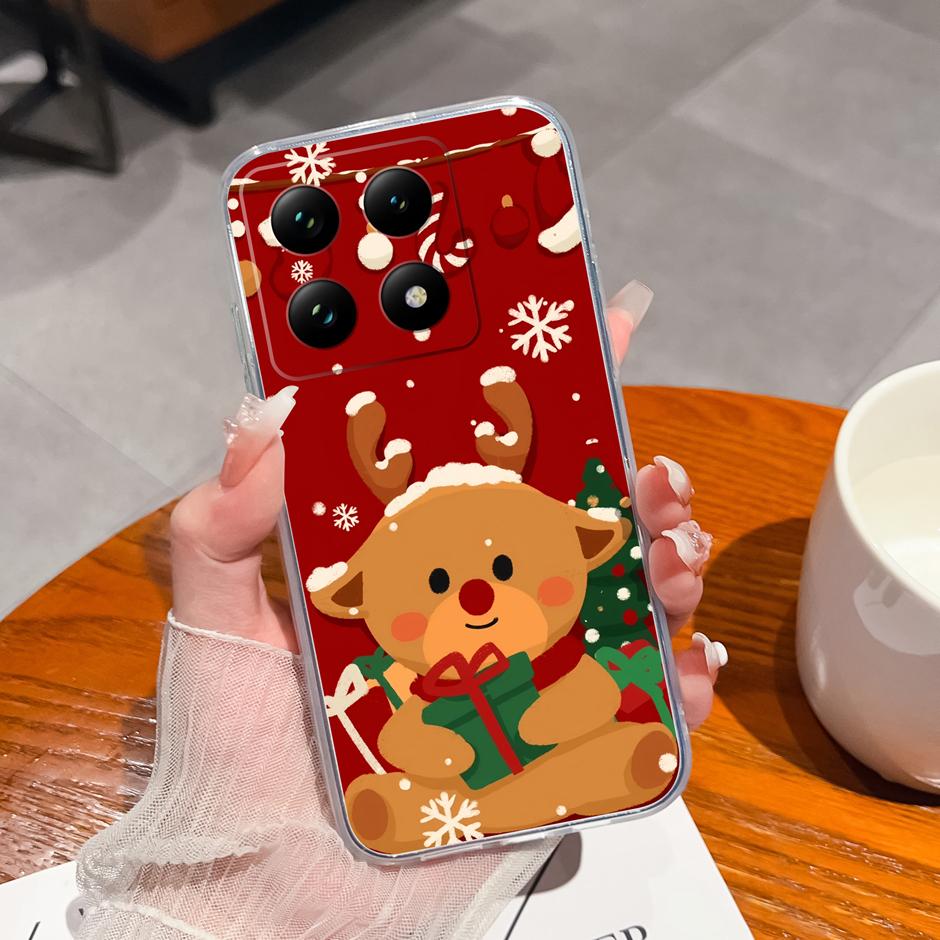 Case For Xiaomi 15T 15T Pro Adorable Astronaut Cat Anti-Fingerprint Fashion Transparent Housing For xiaomi15t 15tpro Protector