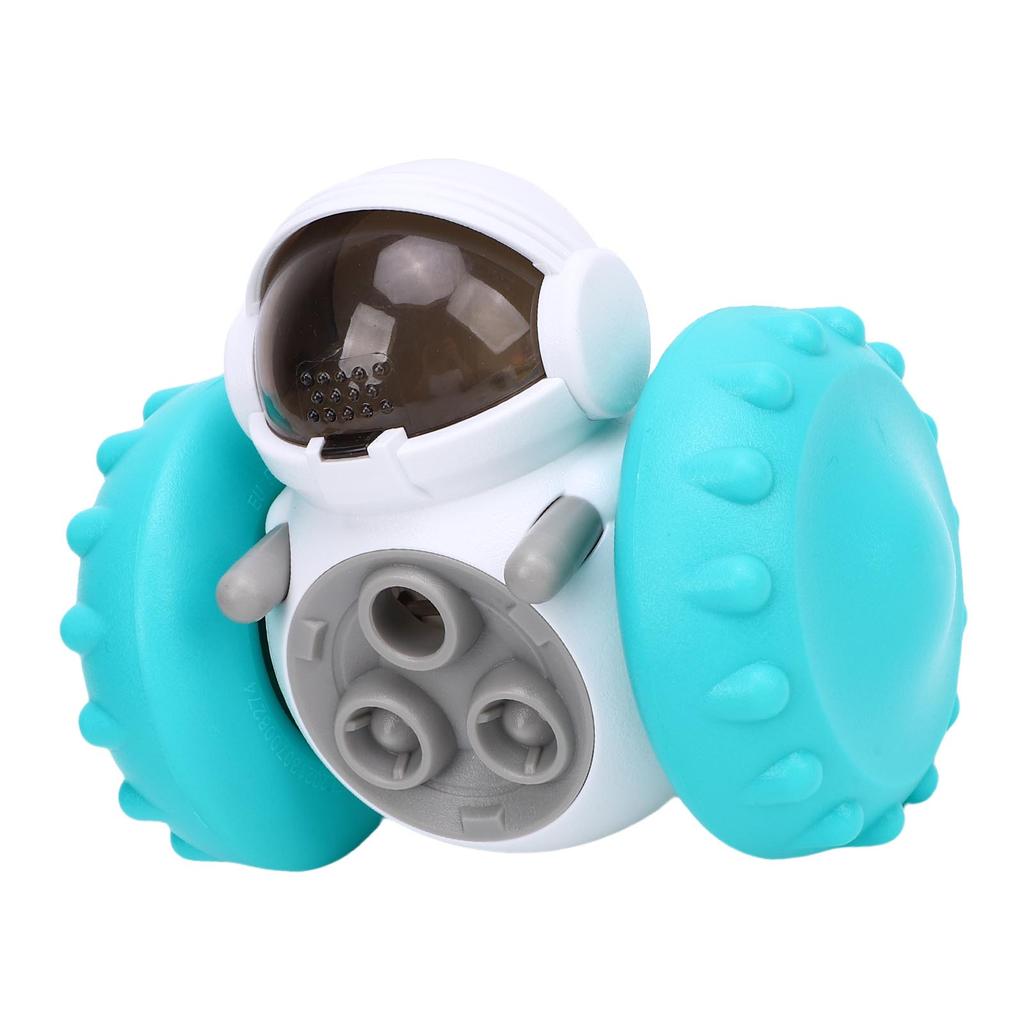 Dog Interactive Treat Dispenser Toy Interactive Cat Dispensing Food Toy Swinging Robot Shape for