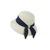New Style Women's Summer Polka Dot Bow Basin Hat Basin Hat Large Brim Sun Protection Fisherman Hat Vacation Bucket Hat