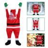 42" Climbing Christmas Hanging Santa Claus Outdoor Window Party Xmas Props Decor