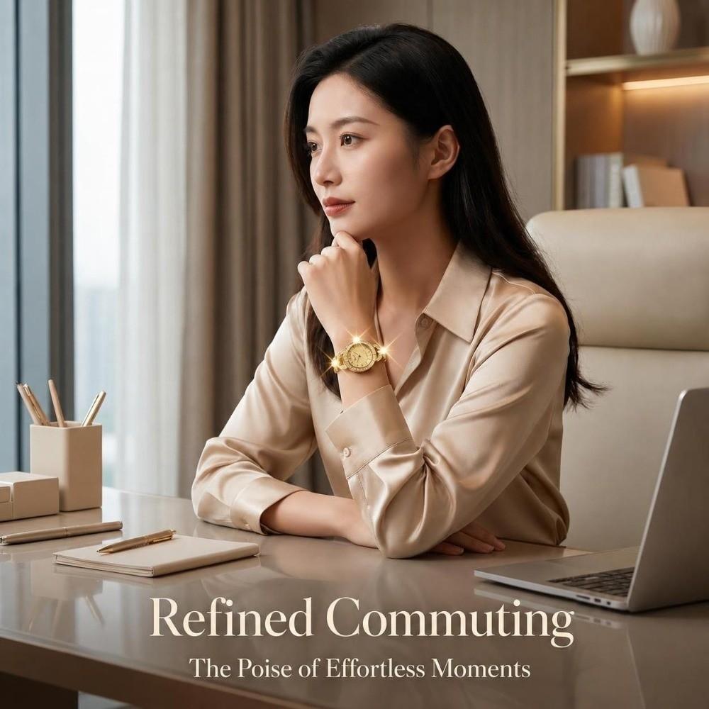Round Bracelet Women Watch Small Dial Ladies Wristwatch Elegant Bracelet Watch  Daily Use