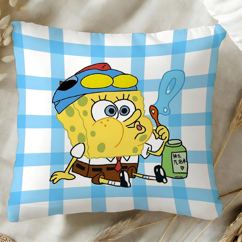 Modern Home Decoration S-Sponge B-Bob Decorative Pillows Personalized Gifts Pillow Cases Covers For Living Room Cushions Cushion