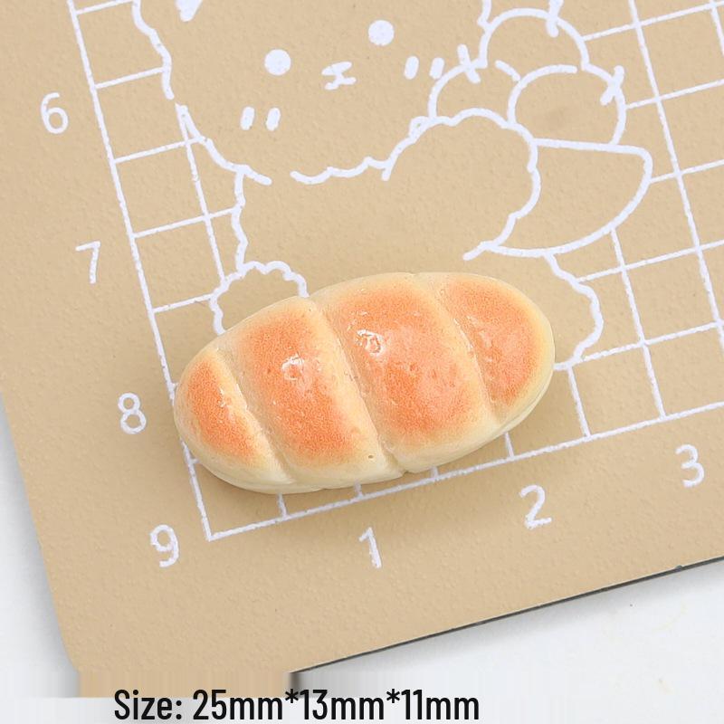 Baking Bread Toy Cream Glue Resin Hair Clip  Shoe Buckle Accessories DIY Ornaments