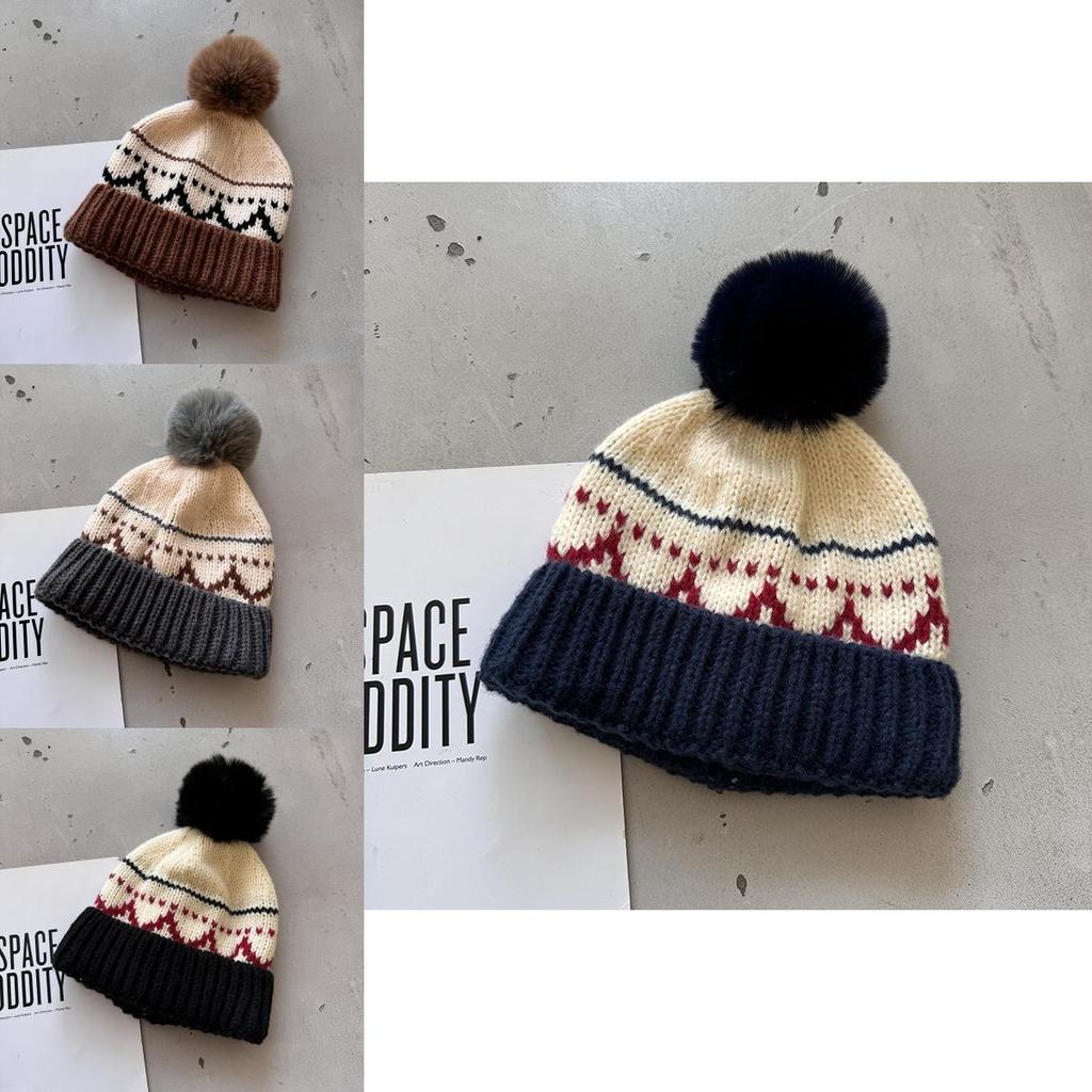 Womens Woolstyle Knit Hat For Fall Winter Acrylic Beanie With Cozy Fit