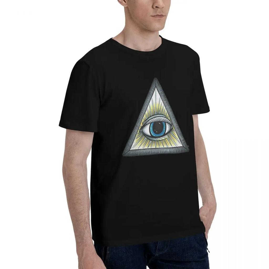 Eye Illuminati 7 Tshirt For Unisex Cotton Oversized T Shirts Unisexs Tees Short Round Neck Summer Clothes Tops S6xl