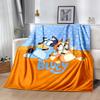 1pc Bluey Bingo Adventure blanket Soft and Warm for Sofa Office Camping Travel Livingroom Great Gift for Friends and Family Comfortable