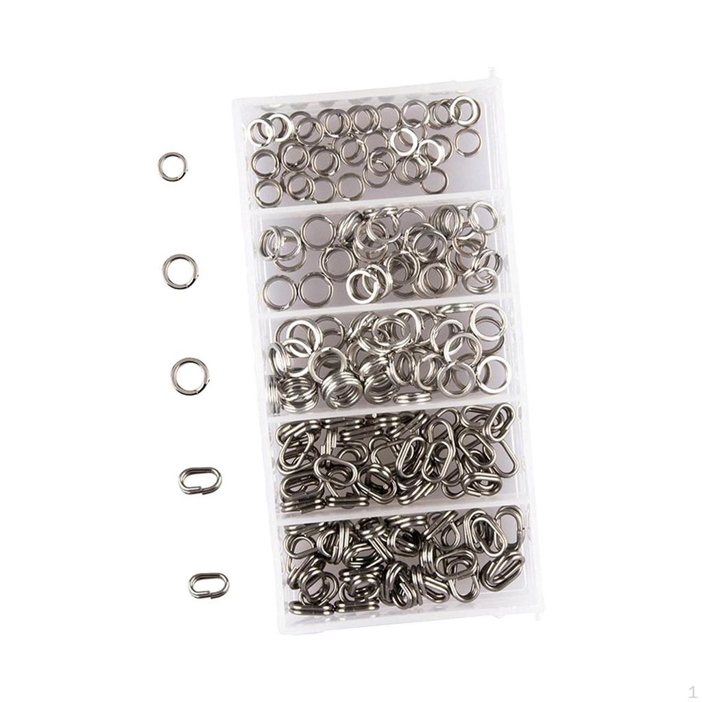 Fishing Split Rings Assortment for Bass Gear