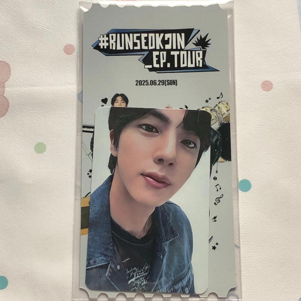 [USED] RUNSEOKJIN_EP.TOUR 6/29 JIN trading card