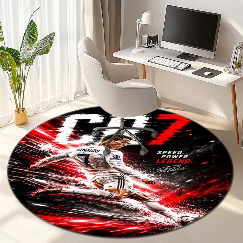 Cristiano Ronaldo Trophy Glory Carpet Doormat Home Decor Dormitory Decoration Office Chair Cushion Protective Pad