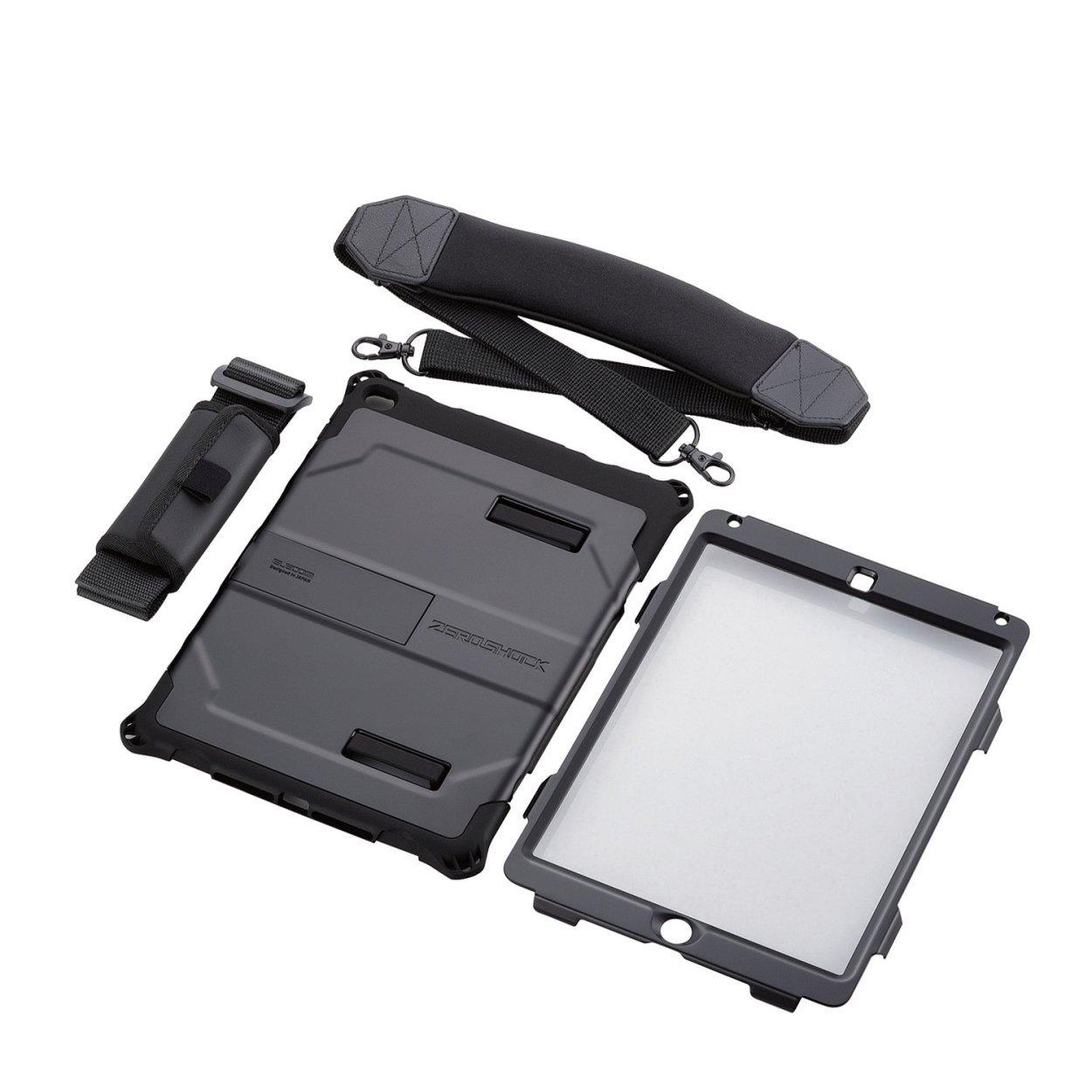 

ELECOM iPad Air 2 (2014) Case, Shockproof Hybrid Case, Black, TB-A14HVBK