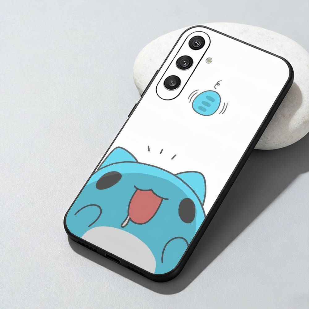 Cute B-Bugcat CapooS Phone Case For Samsung Galaxy A73,A72,A71,A70,A52,A51 Others Soft Black Cover