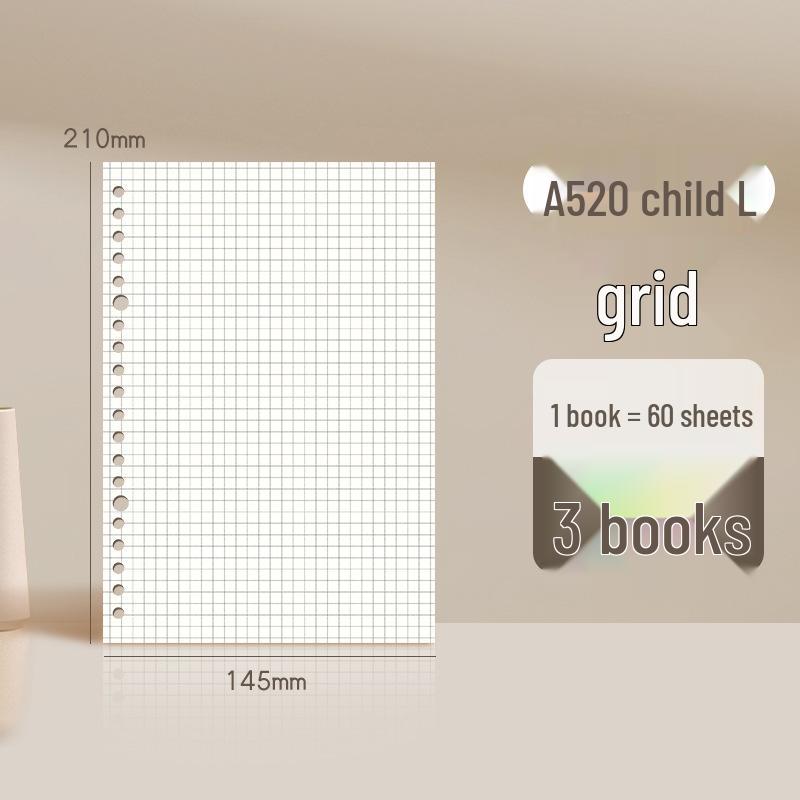 GoodNotes Refill: B5 Binder, A5 Replacement, A4 Loose-Leaf Notebook, Blank Grid Paper