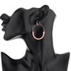 Stylish Earrings Geometric For Women Chic Alloy Modern Fashion Accessories