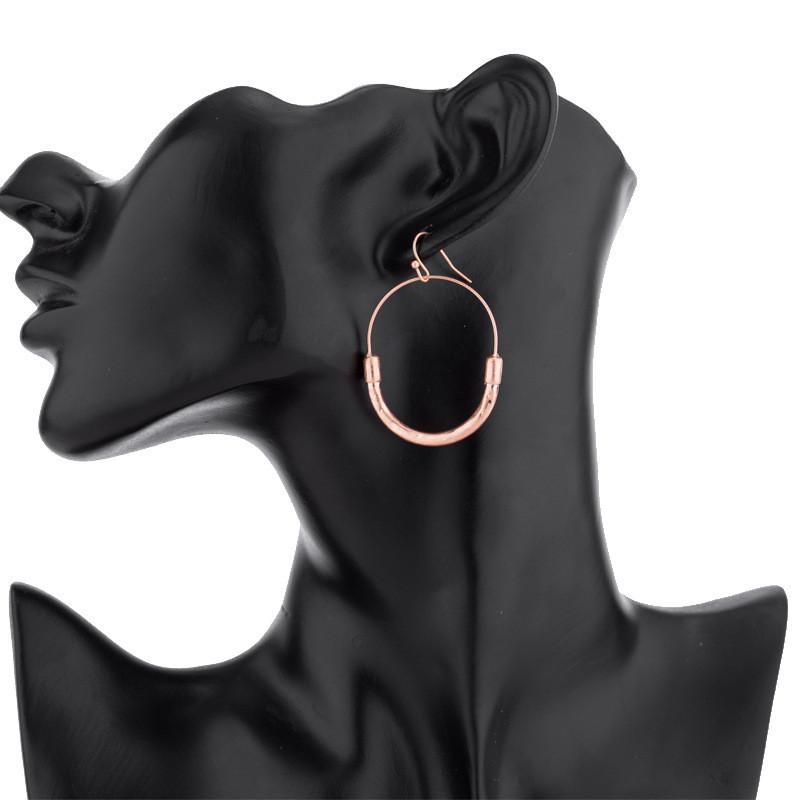 Stylish Earrings Geometric For Women Chic Alloy Modern Fashion Accessories