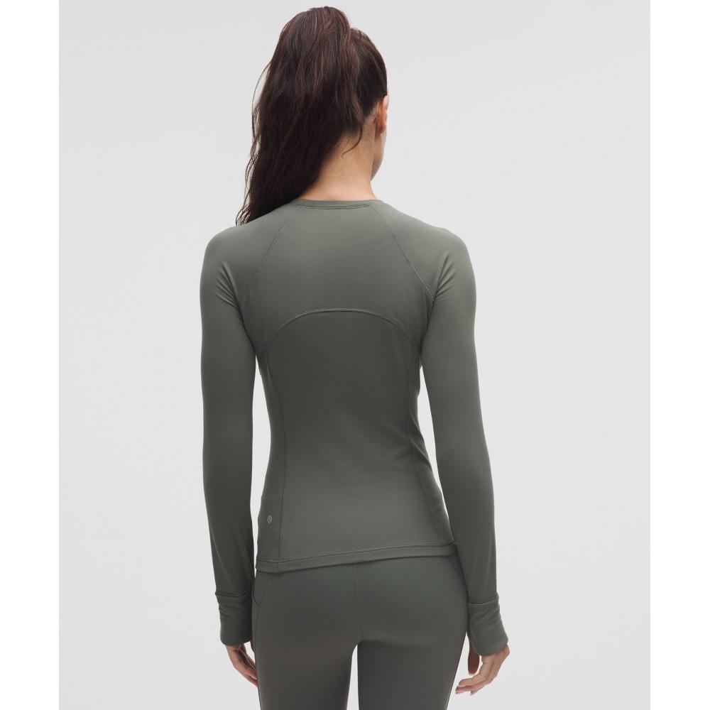 Lululemon Es S Rulu Langarmhemd Aktualisiertes Palmen-Dekor