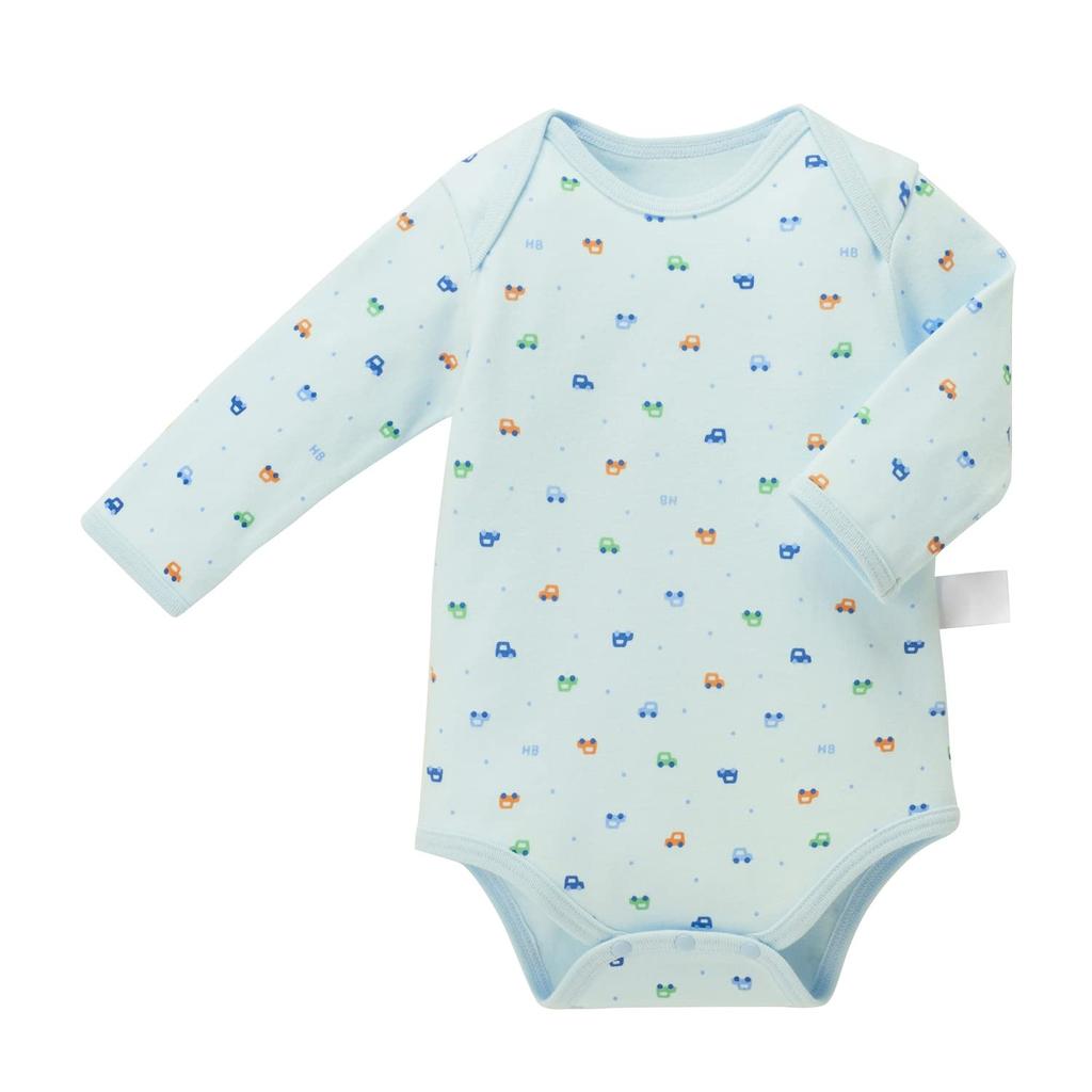 MIKI HOUSE HOT BISCUITS Long Sleeve Body Shirts Set (Pullover Style) 2-Piece (90cm, Multicolor) 74-9932-570