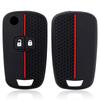 2/3/4/5 Buttons Silicone Auto Key Fob Case Cover Fit For Chevrolet Cruze Buick Opel Astra Corsa Antara Zafira Meriva Insignia Key Fob Mount