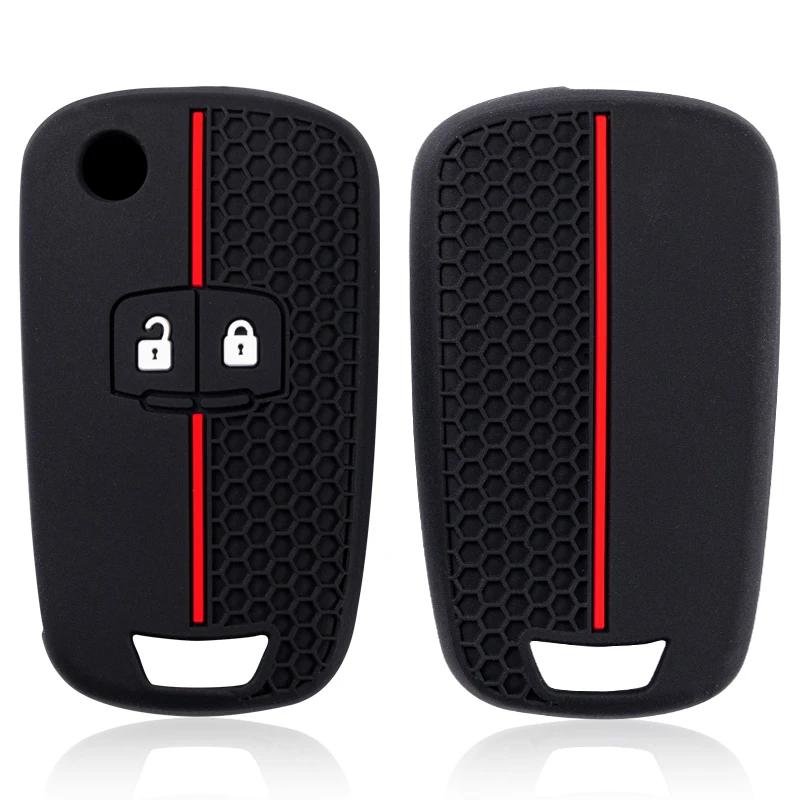 2/3/4/5 Buttons Silicone Auto Key Fob Case Cover Fit For Chevrolet Cruze Buick Opel Astra Corsa Antara Zafira Meriva Insignia Key Fob Mount