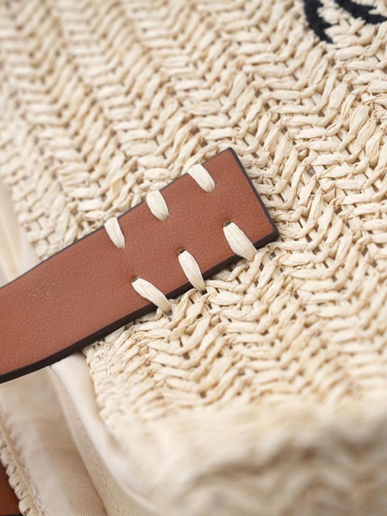 2025 New Fashion Large Woven Straw Tote: Women's Beach & Vacation Bag