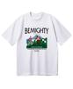 BEMIGHTY Hiking Drawing Oversized Short Sleeve T-Shirt [White]