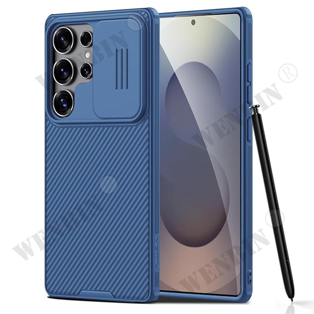 Etui Do Samsung Galaxy S25 S24 S23 Ultra Plus CamShield Pro Magnetyczne Zsuwana Osłona Kamery Tylna Pokrywa Osłona Ochronna Capa Fundas