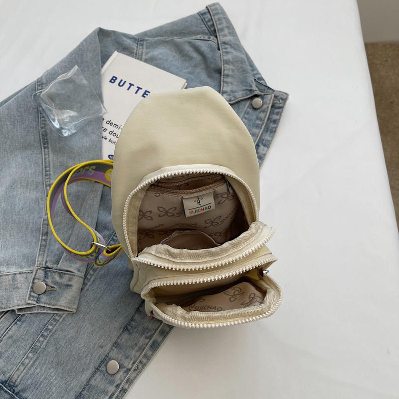 Women's Chest Bag Solid Color Shoulder Crossbody Bag