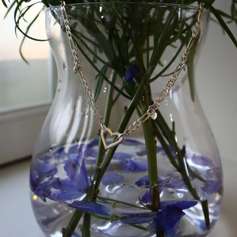 DENERJA HEART AND NECKLACE