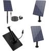 2.5W 5V Solar Power Panel Water Pump Brushless Motor Solar Pond Pump Different Nozzles Mini Water Fountain for Garden Pool Pond