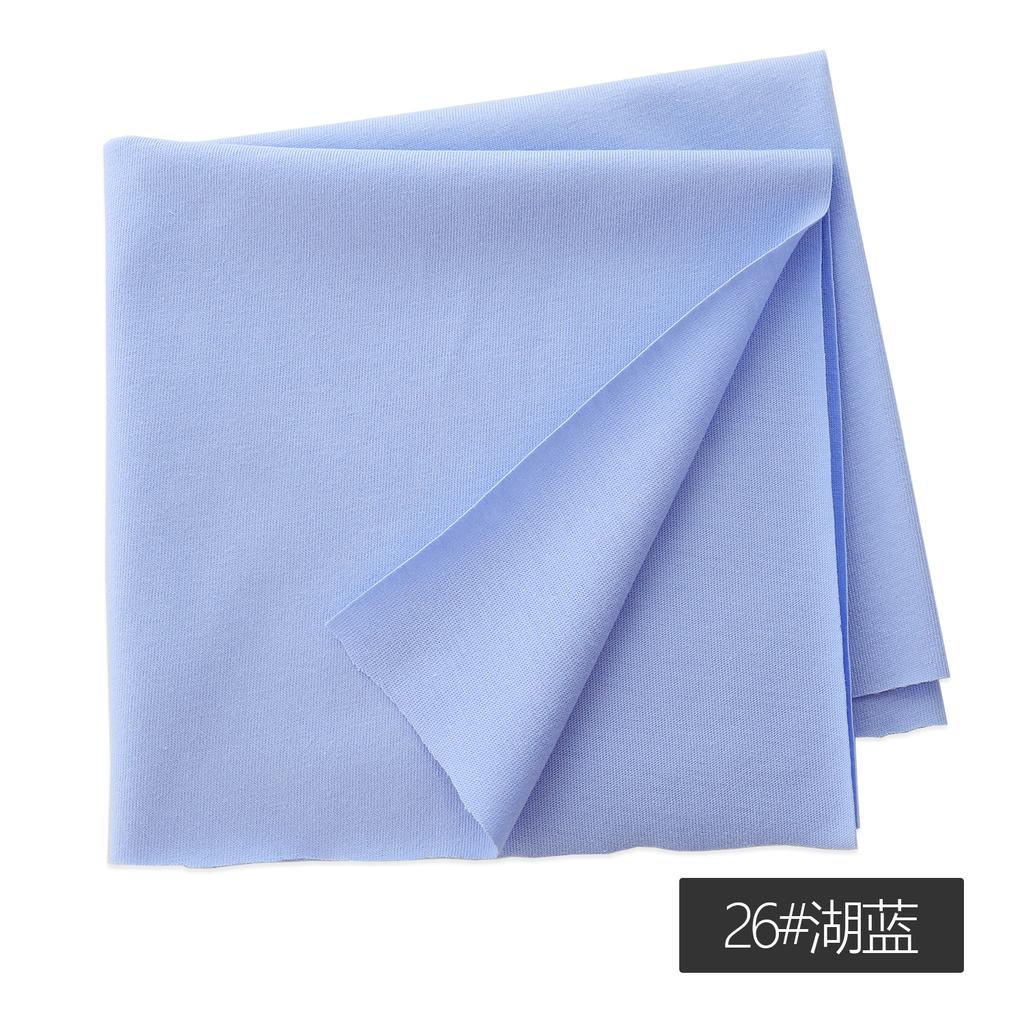 All Cotton Plain Knit Fabric Summer Baby Short Sleeved Thin Jersey Jacket Inner Lining Home Dress DIY Fashionable Sewing Cloth