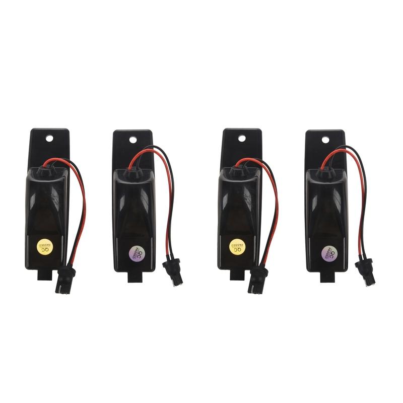 4X White Led Number License Plate Light Replacement For Toyota Hiace Hi-Ace H200 2004-2012 Car Accessories