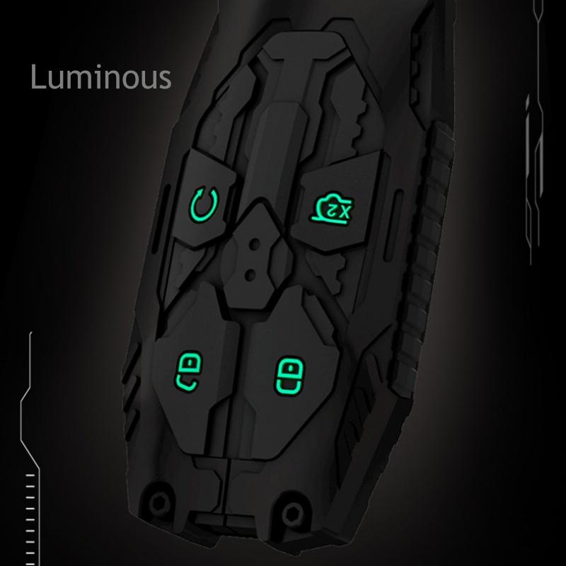 Key Case Cover For BYD Leopard 3 5 7 8 Ti3 Ti7 DENZA B5 B8 Remote Holder Keychain Accessories