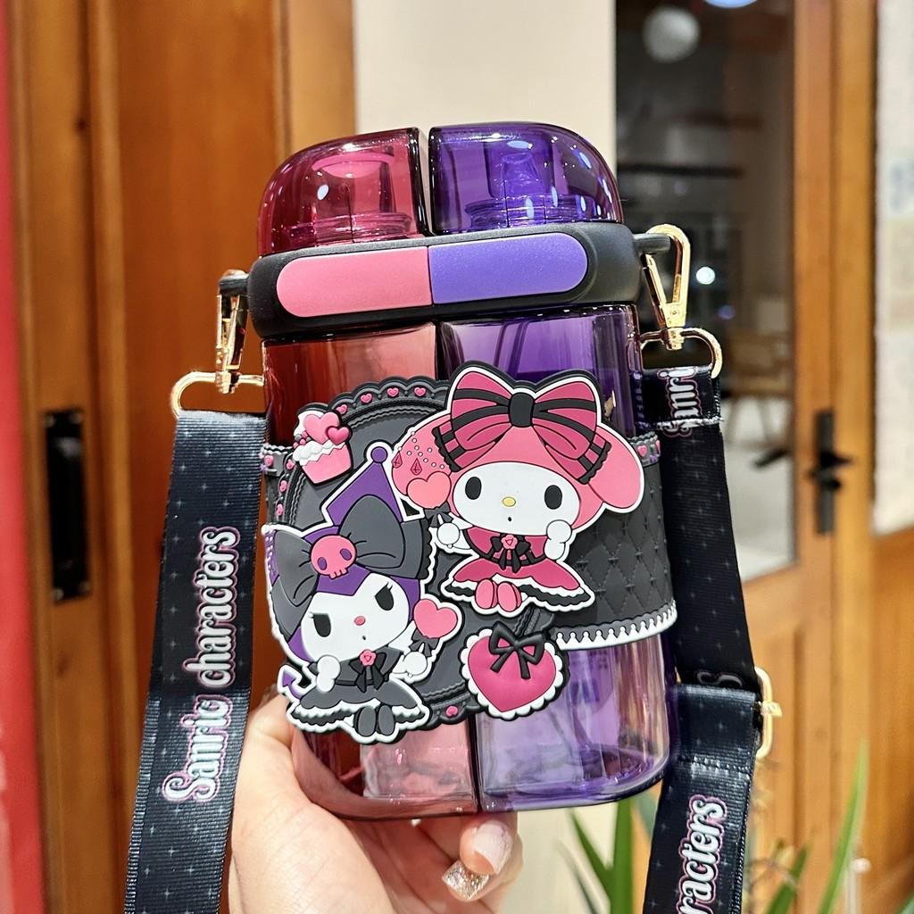 Sanrio Kuromi Tritan Kids Water Bottle With Sealing Leakproof For Office And Home