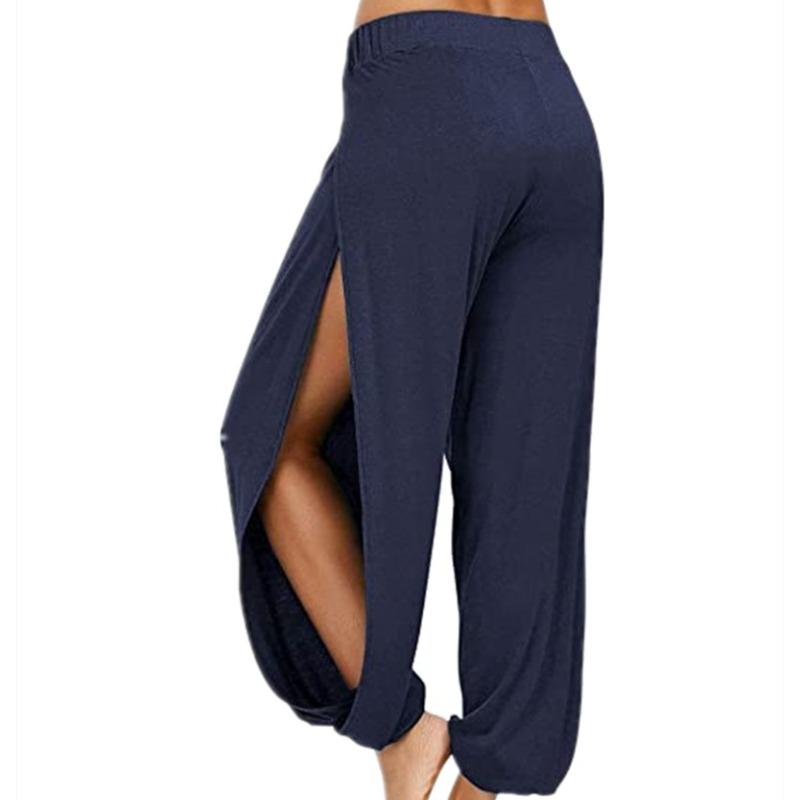 Damenmode, lässig, einfarbig, bedruckt, Hosen und Caprihosen