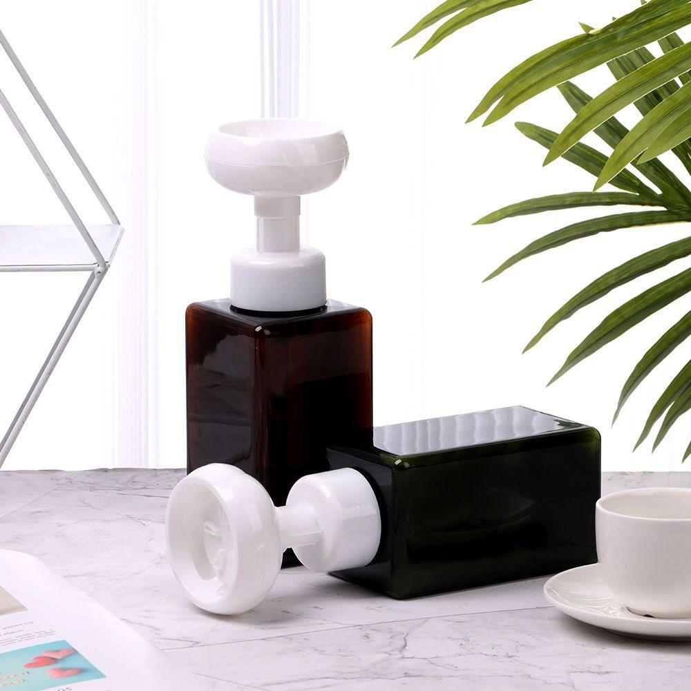 

Foaming Lotions Cosmetic Flower Pump Head Soap Dispenser Flower Foam Bottle Cosmetic Empty Bottle коричневый