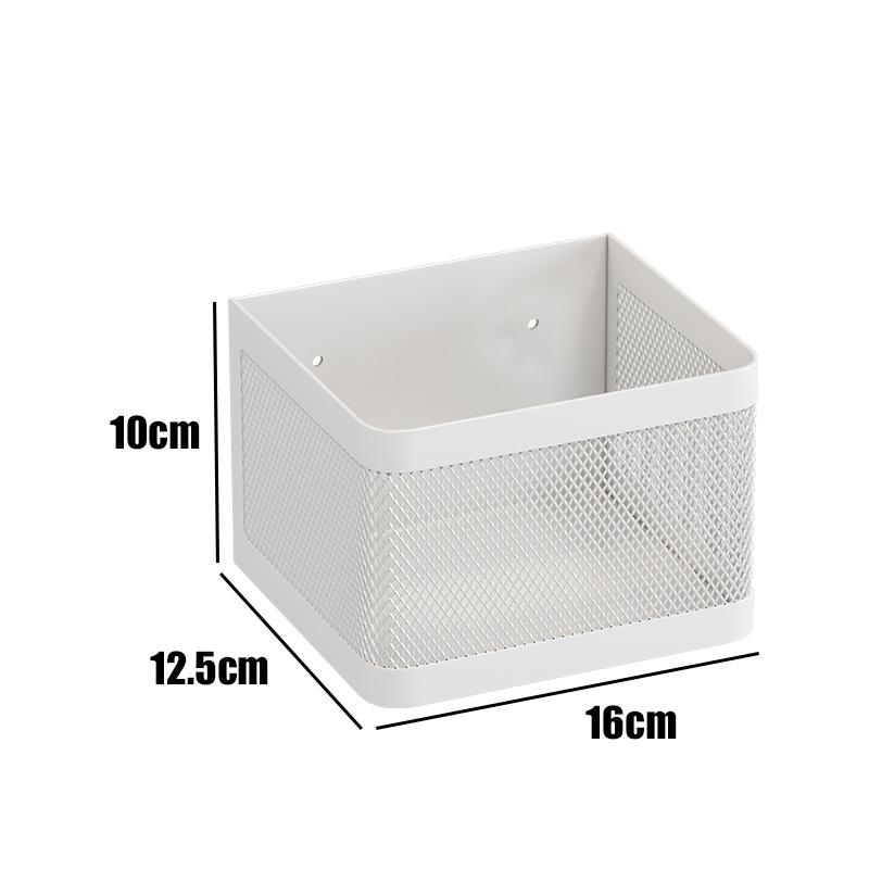 Magnetic Refrigerator Side Storage Rack Iron Space Saving Side Hanging Basket Kitchen Organizer Shelf Household Summary Holder