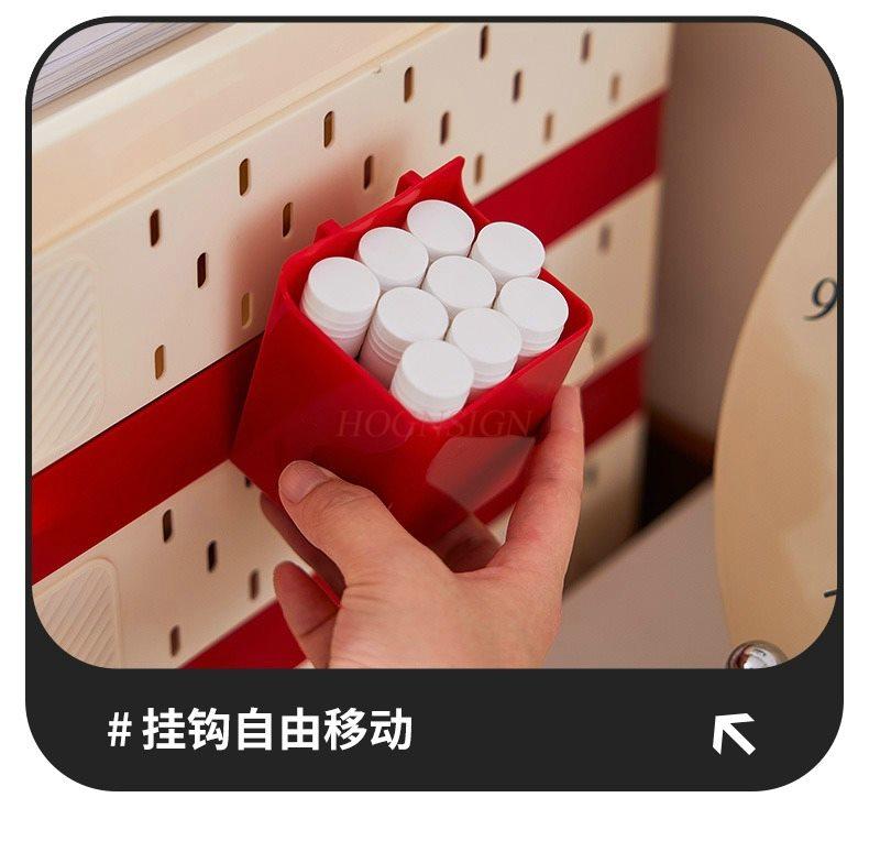 1pcs Cave Board Book Desk Storage Rack, Acrylic Student Desktop Book Storage Rack, Office Document Storage Box
