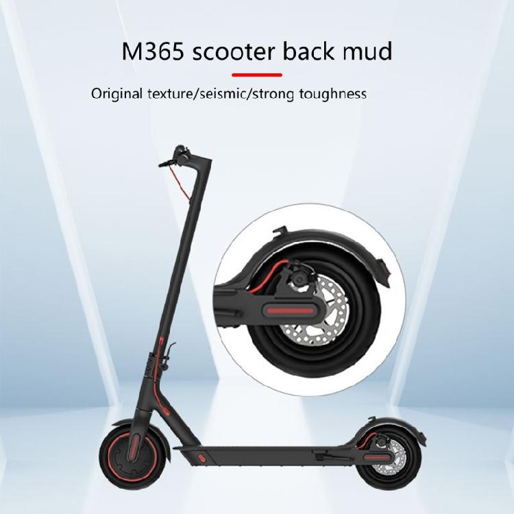Scooter Rear Splash Protector with Integrated Hook for M365 Electric Scooter Rear Fenders Mudguard Commuters Travelers