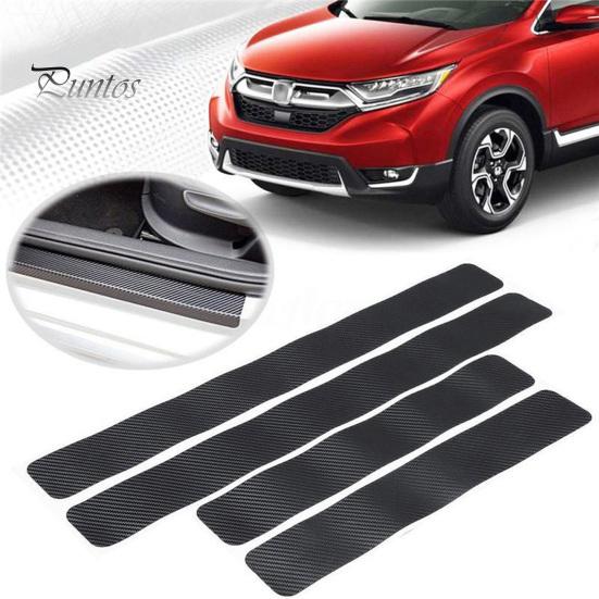Self Adhesive Car Door Sill Sticker Universal Anti Scratch Carbon Fiber Decal for Edge Protector